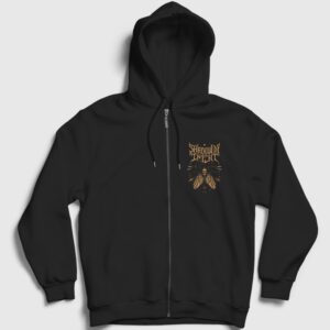 Logo Shadow Of Intent Metal Fermuarlı Kapşonlu Sweatshirt