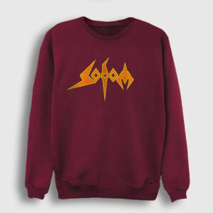 Logo Sodom Sweatshirt bordo