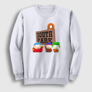 Logo South Park Sweatshirt beyaz