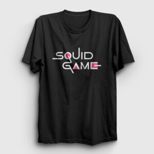 Logo Squid Game Tişört siyah