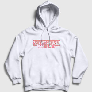 Logo Stranger Things Kapşonlu Sweatshirt