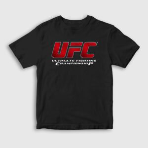 Logo Symbol Ufc Mma Çocuk Tişört siyah