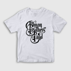 Logo The Allman Brothers Band Çocuk Tişört beyaz