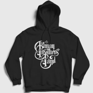 Logo The Allman Brothers Band Kapşonlu Sweatshirt siyah