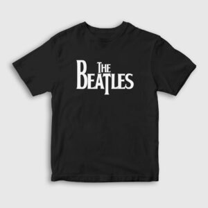 Logo The Beatles Çocuk Tişört siyah