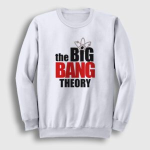 Logo The Big Bang Theory Sweatshirt beyaz