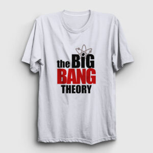 Logo The Big Bang Theory Tişört beyaz