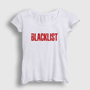 Logo The Blacklist Kadın Tişört beyaz