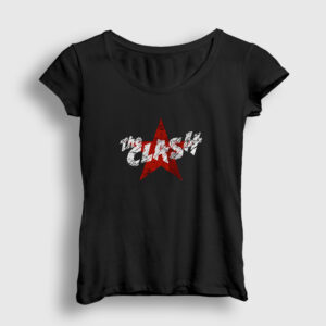 Logo The Clash Kadın Tişört siyah