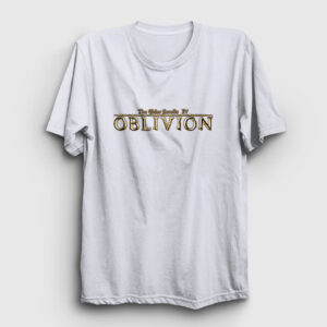 Logo The Elder Scrolls IV Oblivion Tişört beyaz