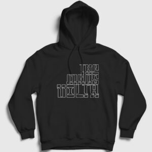 Logo The Mars Volta Kapşonlu Sweatshirt siyah