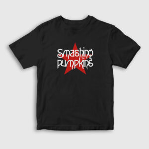 Logo The Smashing Pumpkins Çocuk Tişört siyah