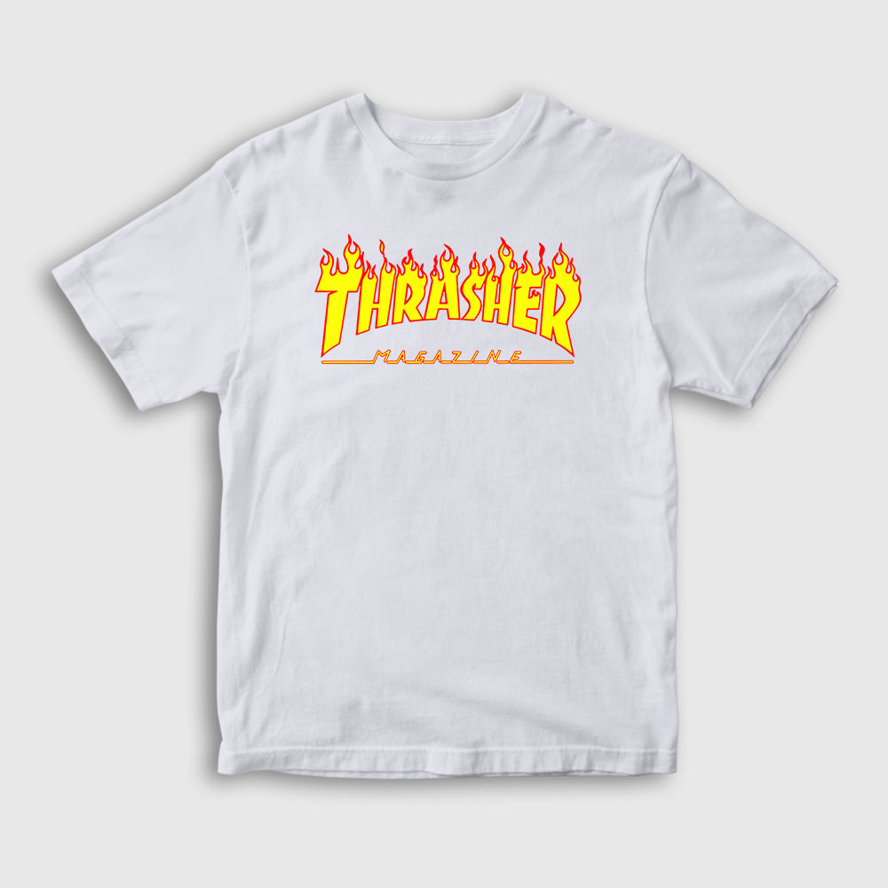 Logo Thrasher Çocuk Tişört