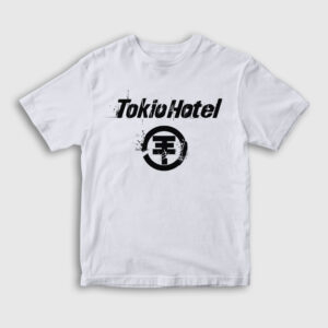 Logo Tokio Hotel Çocuk Tişört beyaz