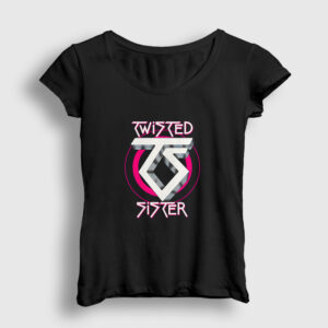 Logo Twisted Sister Kadın Tişört