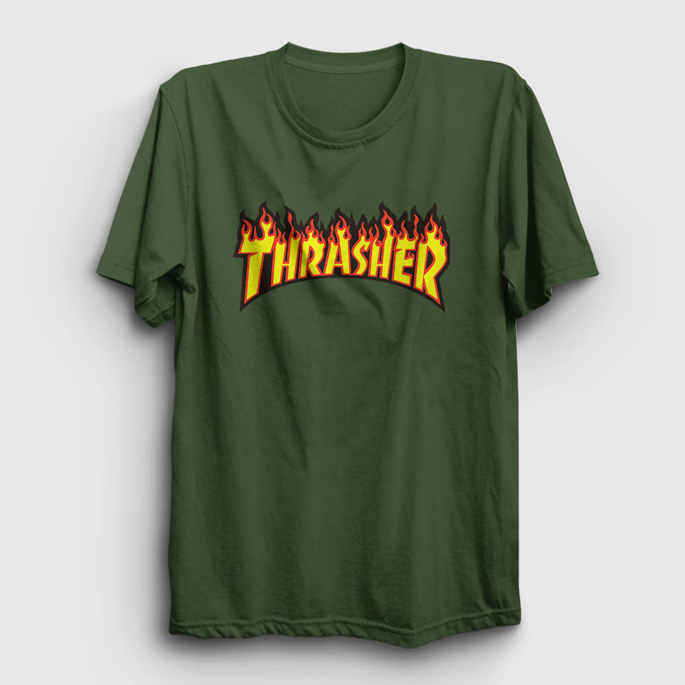 Logo V1 Thrasher Tişört