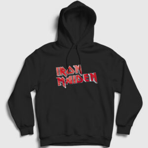 Logo V2 Iron Maiden Kapşonlu Sweatshirt