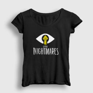 Logo V2 Little Nightmares Kadın Tişört siyah
