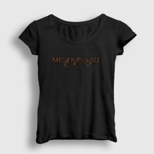 Logo V2 Meshuggah Kadın Tişört siyah
