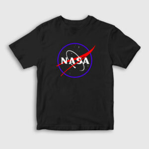 Logo V2 Nasa Space Uzay Çocuk Tişört siyah