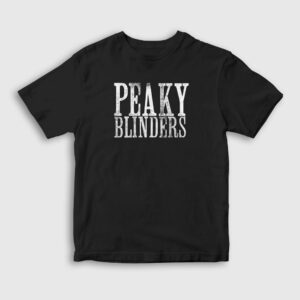 Logo V2 Peaky Blinders Çocuk Tişört siyah