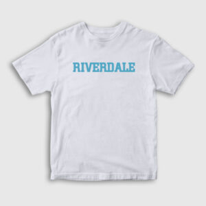 Logo V2 Riverdale Çocuk Tişört beyaz