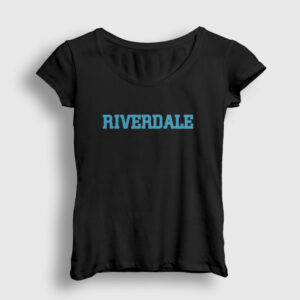 Logo V2 Riverdale Kadın Tişört siyah