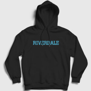 Logo V2 Riverdale Kapşonlu Sweatshirt siyah