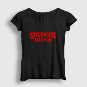 Logo V2 Stranger Things Kadın Tişört