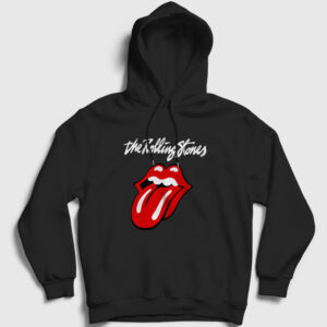 Logo V2 The Rolling Stones Kapşonlu Sweatshirt siyah