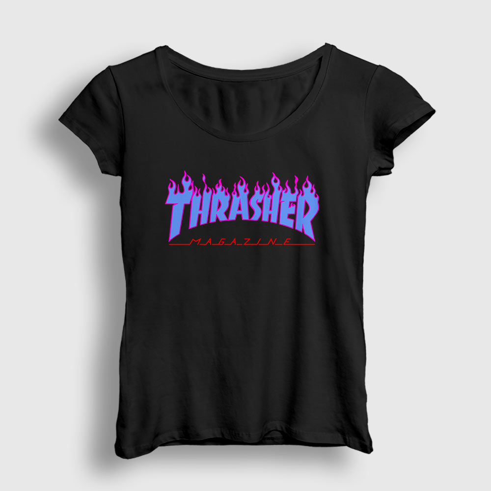 Logo V2 Thrasher Kadın Tişört