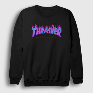 Logo V2 Trasher Sweatshirt siyah