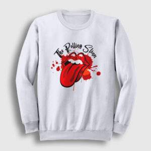 Logo V3 The Rolling Stones Sweatshirt beyaz
