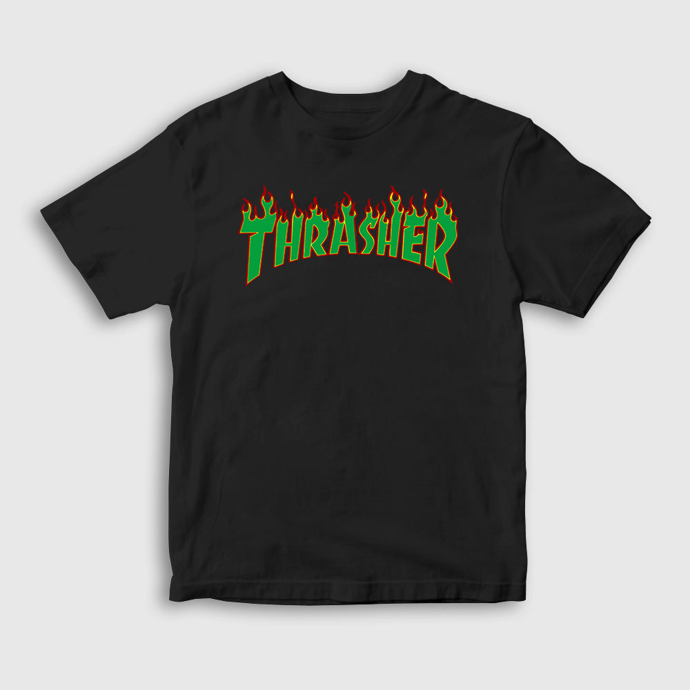 Logo V4 Thrasher Çocuk Tişört