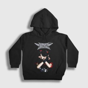 Logo Yuimetal Metal Babymetal Çocuk Kapşonlu Sweatshirt