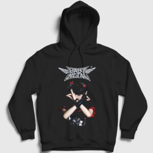 Logo Yuimetal Metal Babymetal Kapşonlu Sweatshirt