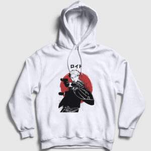 Loid Forger Anime Spy X Family Kapşonlu Sweatshirt beyaz