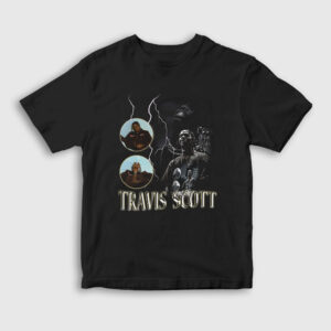 Loop Astroworld Travis Scott Çocuk Tişört siyah