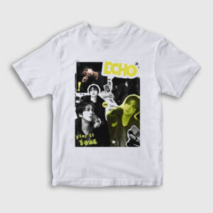 Loud Echo Kim Seok Jin Bts Çocuk Tişört beyaz