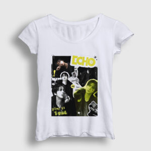 Loud Echo Kim Seok Jin Bts Kadın Tişört beyaz