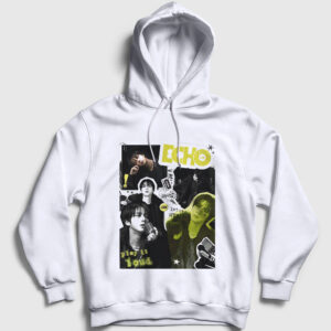 Loud Echo Kim Seok Jin Bts Kapşonlu Sweatshirt beyaz