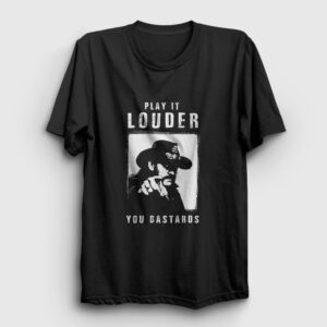 Louder Motörhead Lemmy Kilmister Tişört siyah