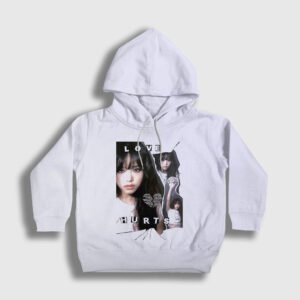 Love Hurts Choi Ye Na Yena Iz One Çocuk Kapşonlu Sweatshirt beyaz