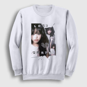 Love Hurts Choi Ye Na Yena Iz One Sweatshirt beyaz