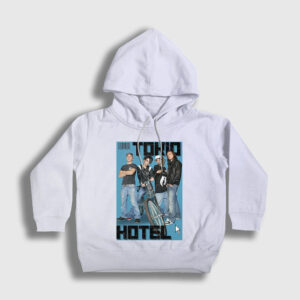 Magazine Tokio Hotel Çocuk Kapşonlu Sweatshirt beyaz