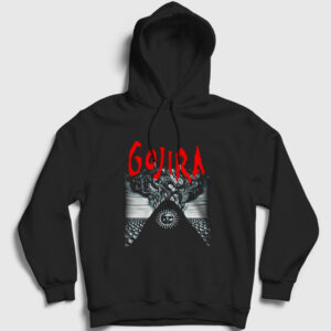 Magma Gojira Kapşonlu Sweatshirt siyah