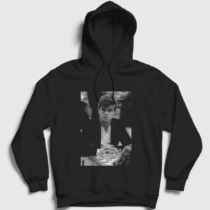 Magnus Carlsen Büyükusta Satranç Kapşonlu Sweatshirt