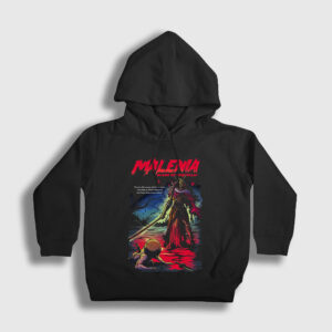 Malenia Blade Of Miquella Elden Ring Çocuk Kapşonlu Sweatshirt siyah