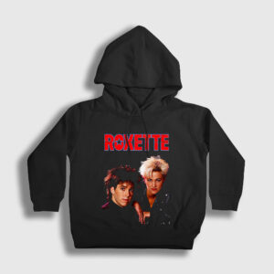Marie Per Band Roxette Çocuk Kapşonlu Sweatshirt siyah