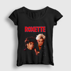 Marie Per Band Roxette Kadın Tişört siyah